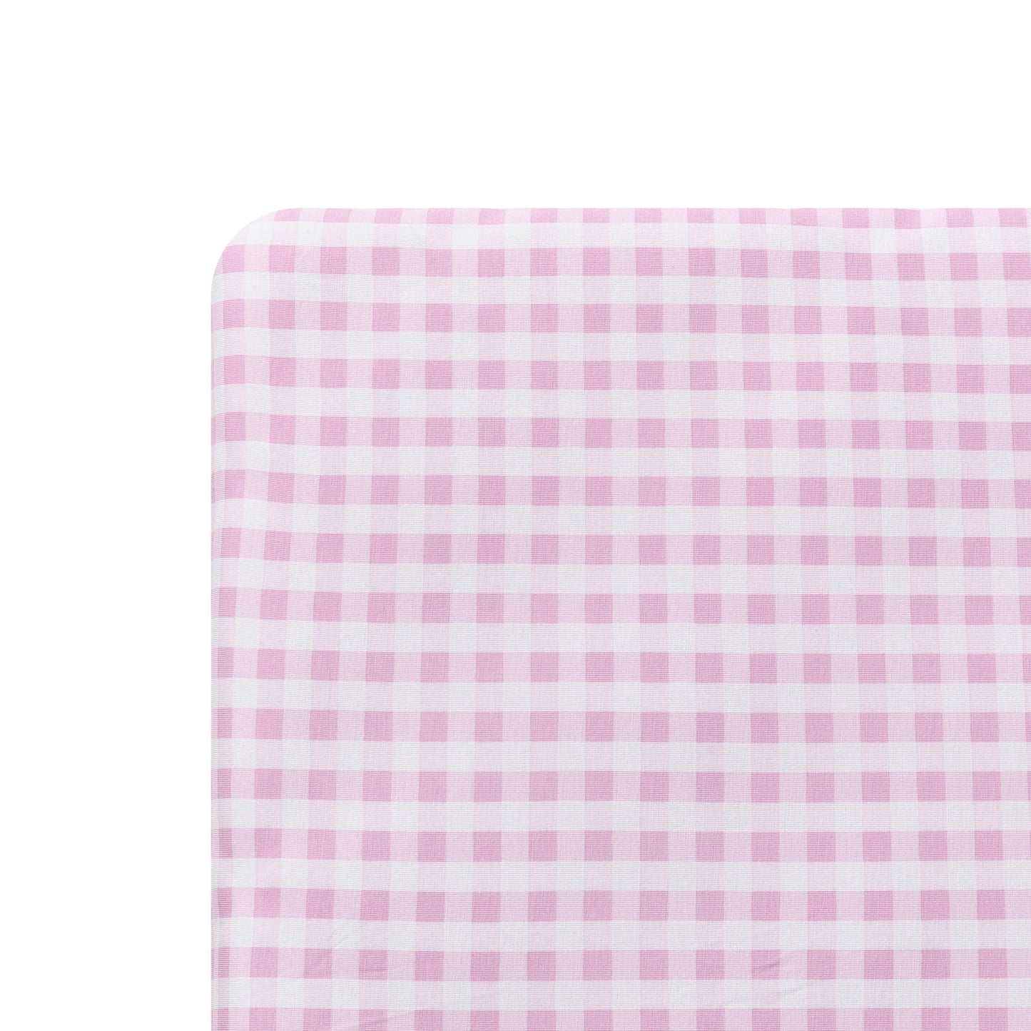 Crib Sheet in Gingham Thistle