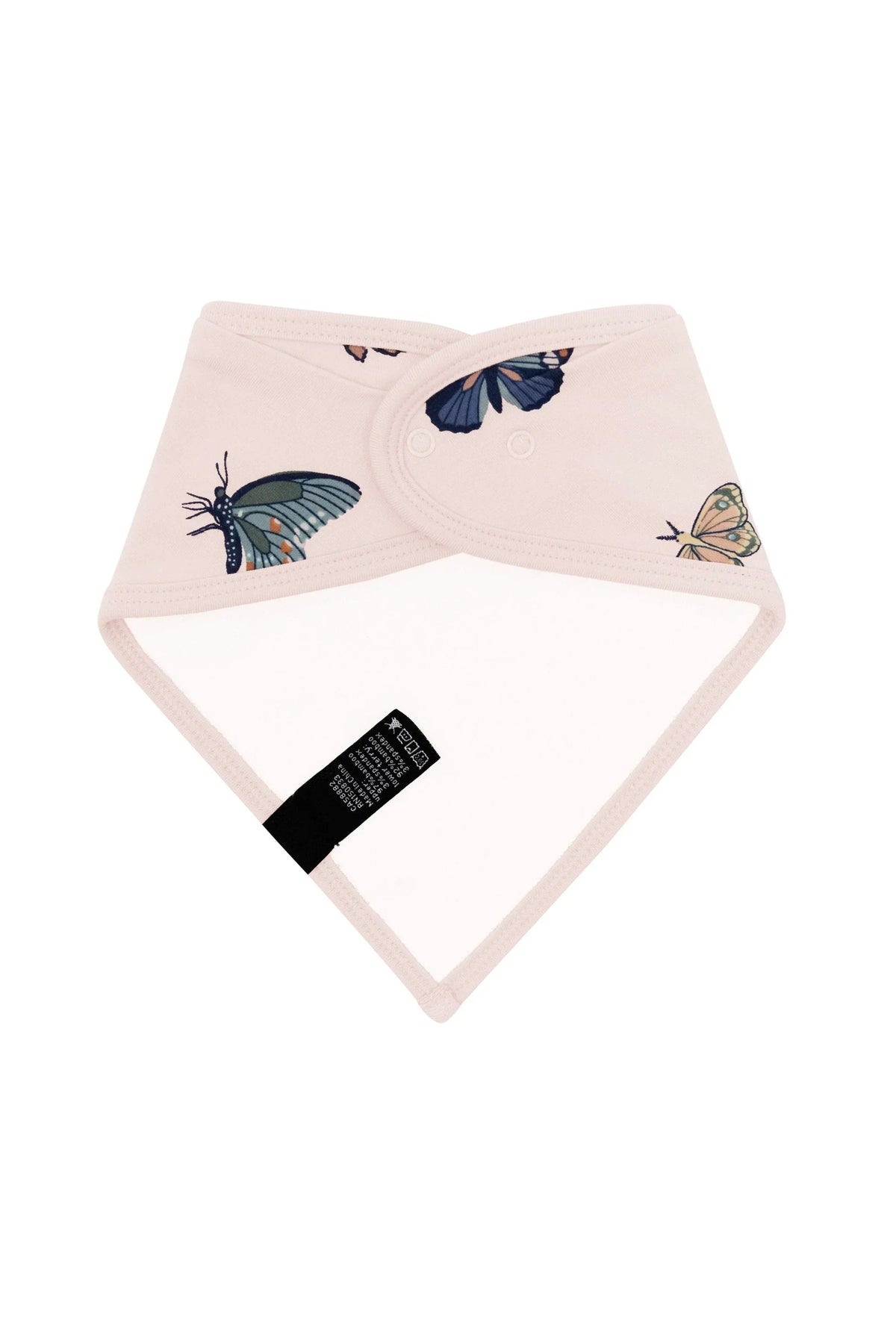 Bib in Blush Butterfly