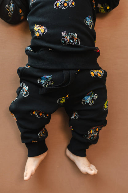 Long Sleeve Jogger Set in Monster Truck