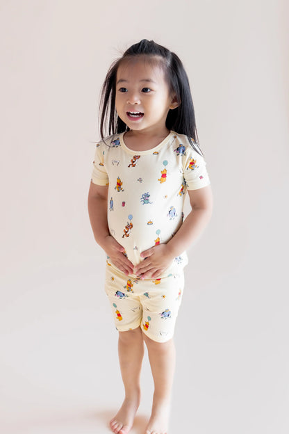 Short Sleeve Pajamas in Winnie the Pooh Celebration