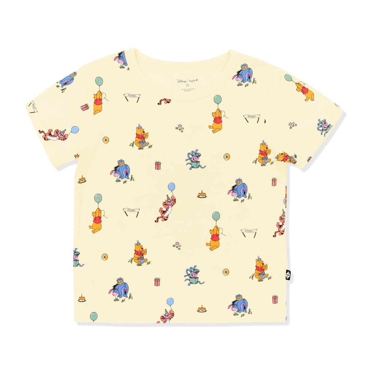 Toddler Basic Tee in Winnie the Pooh Celebration