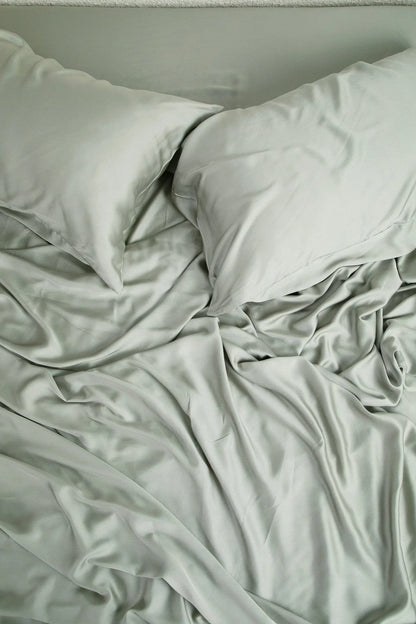 Bamboo Sateen Sheet Set in Eucalyptus