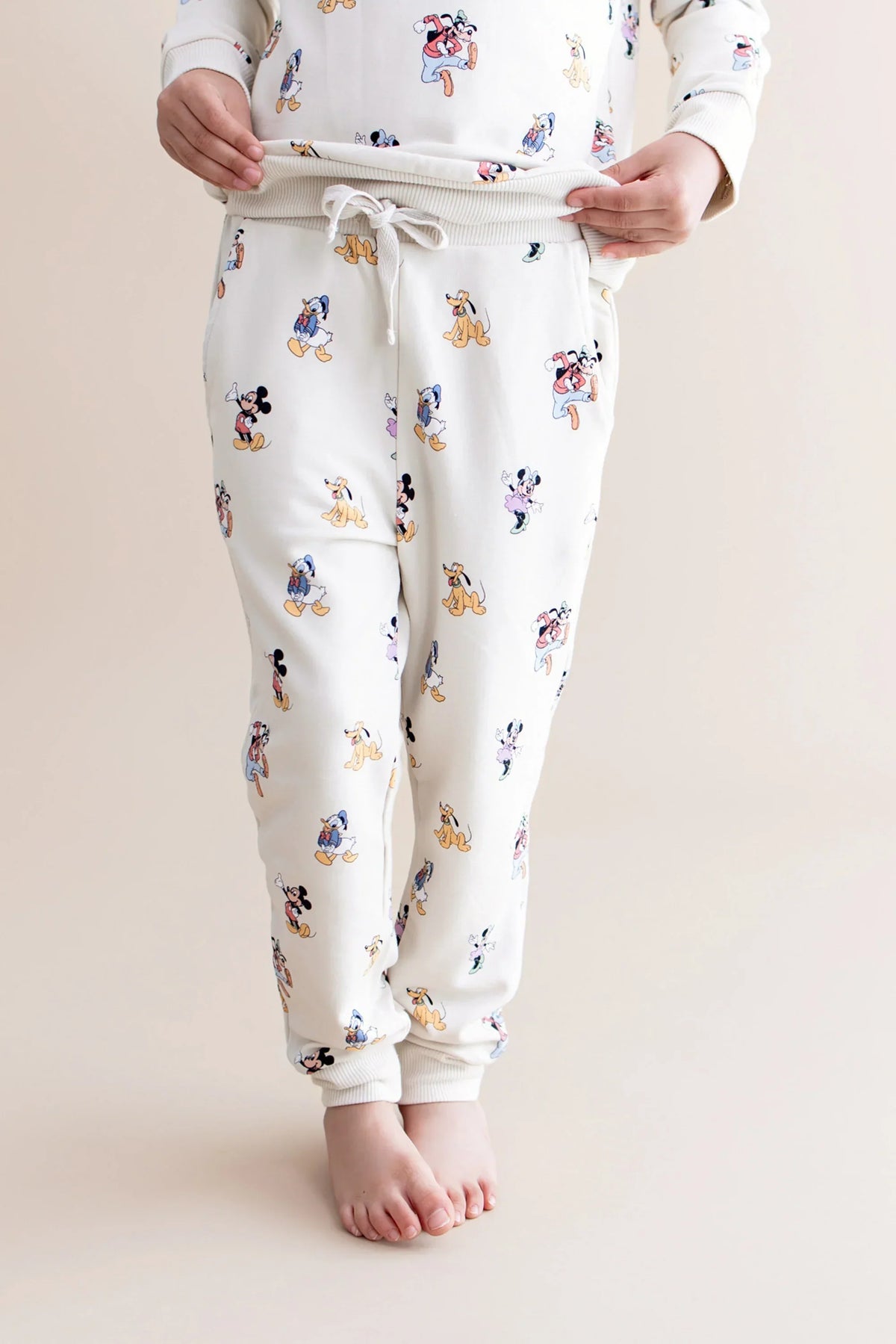 Long Sleeve Jogger Set in Mickey Mouse and Friends