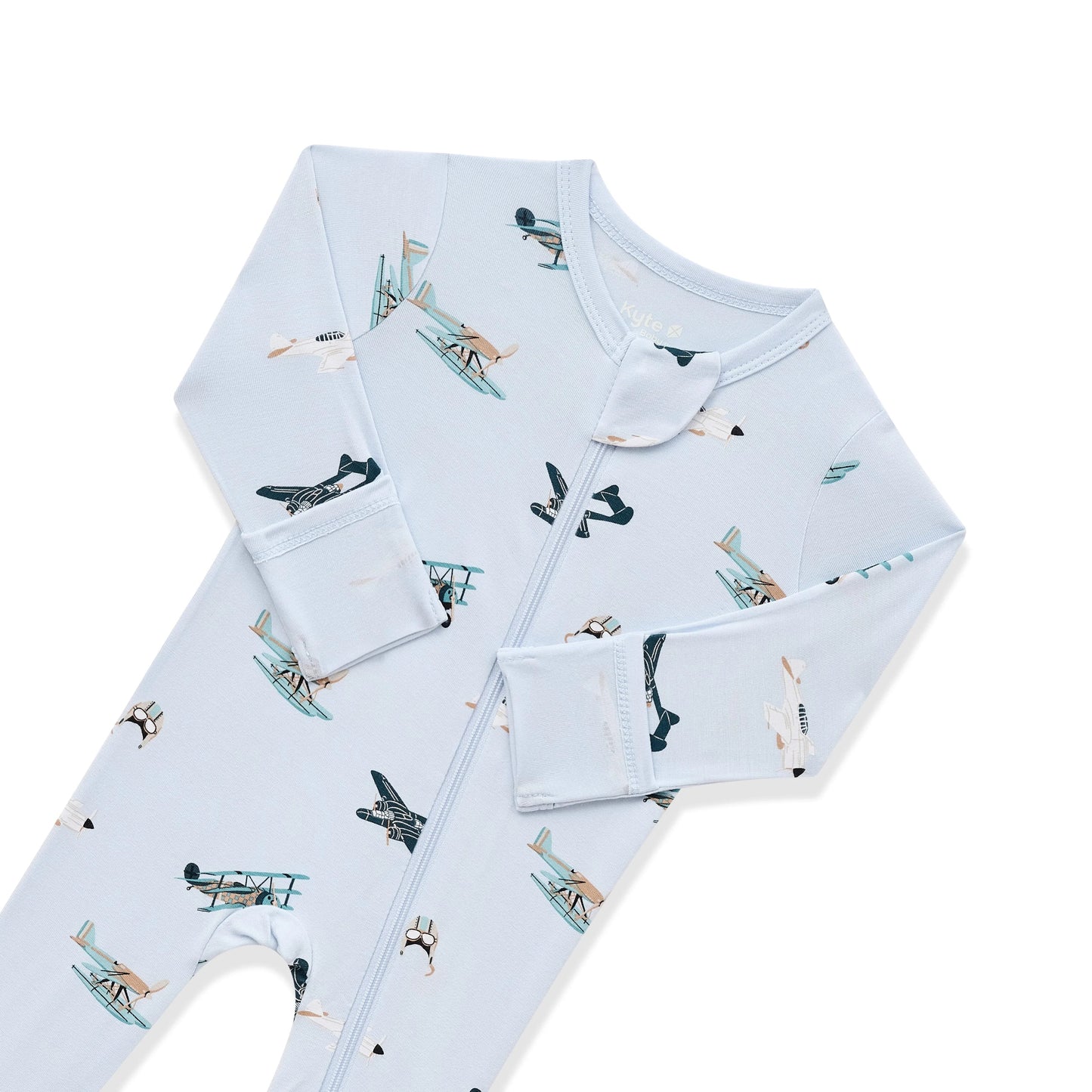 Zippered Footie in Take Off