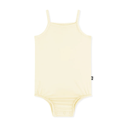 Spaghetti Strap Leotard in Chamomile