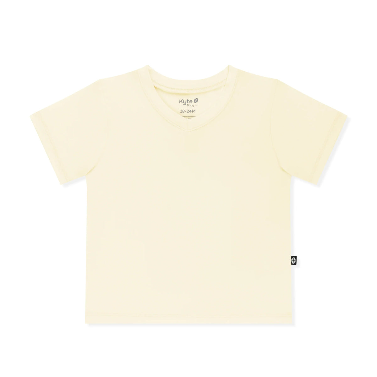 Toddler V-Neck Tee in Chamomile