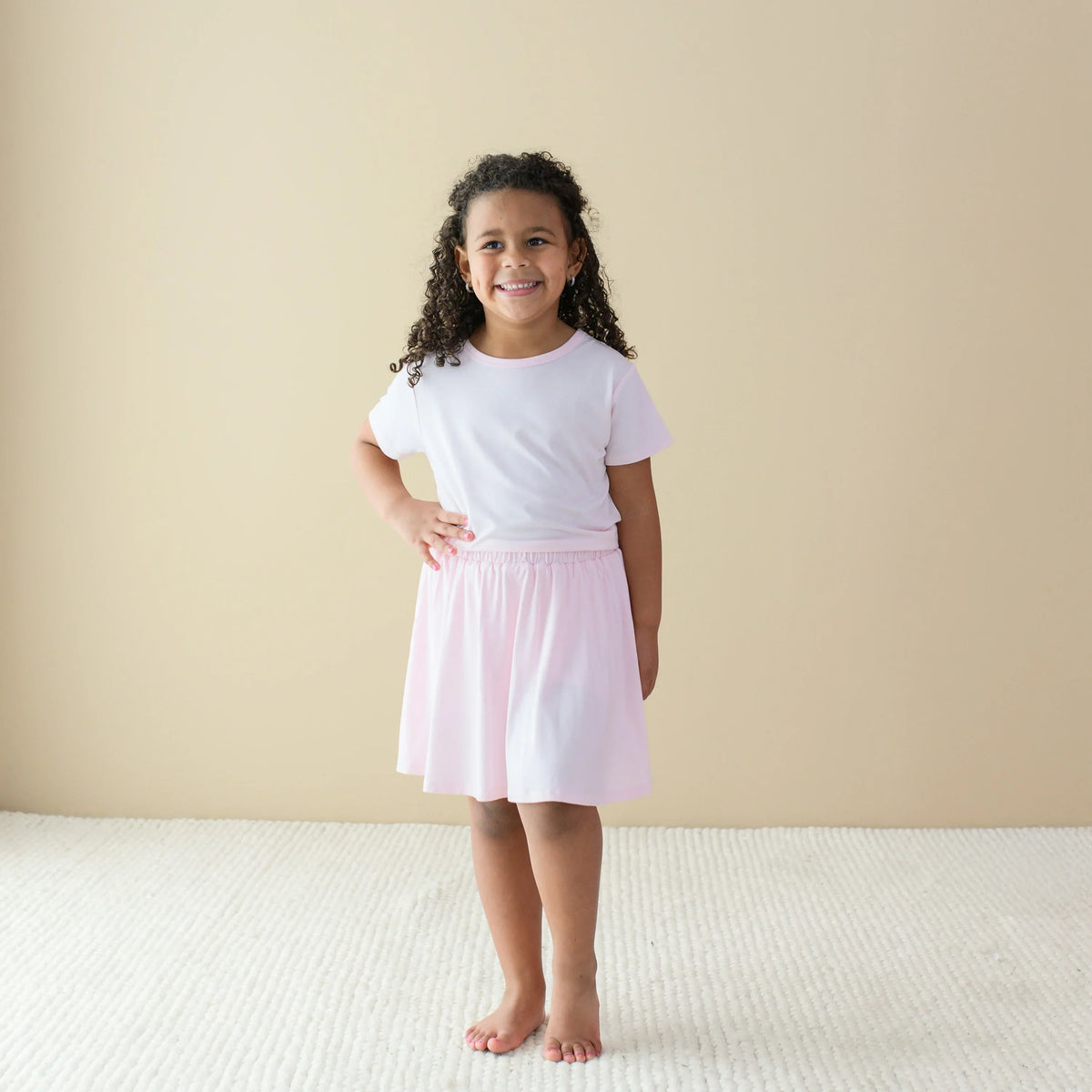 Toddler Basic Tee in Sakura