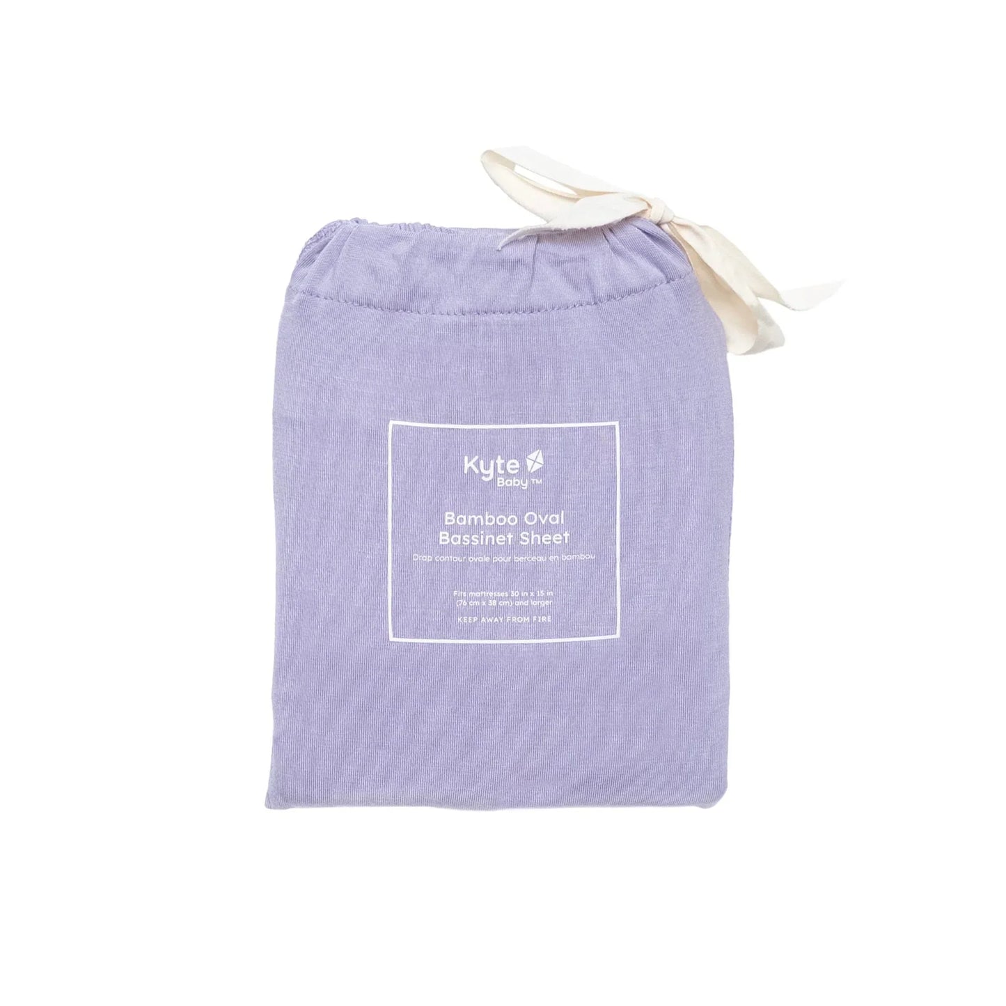Oval Bassinet Sheet in Taro