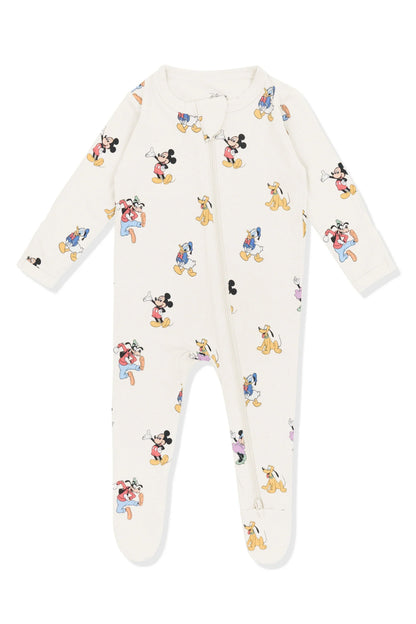 Zippered Footie in Mickey Mouse and Friends