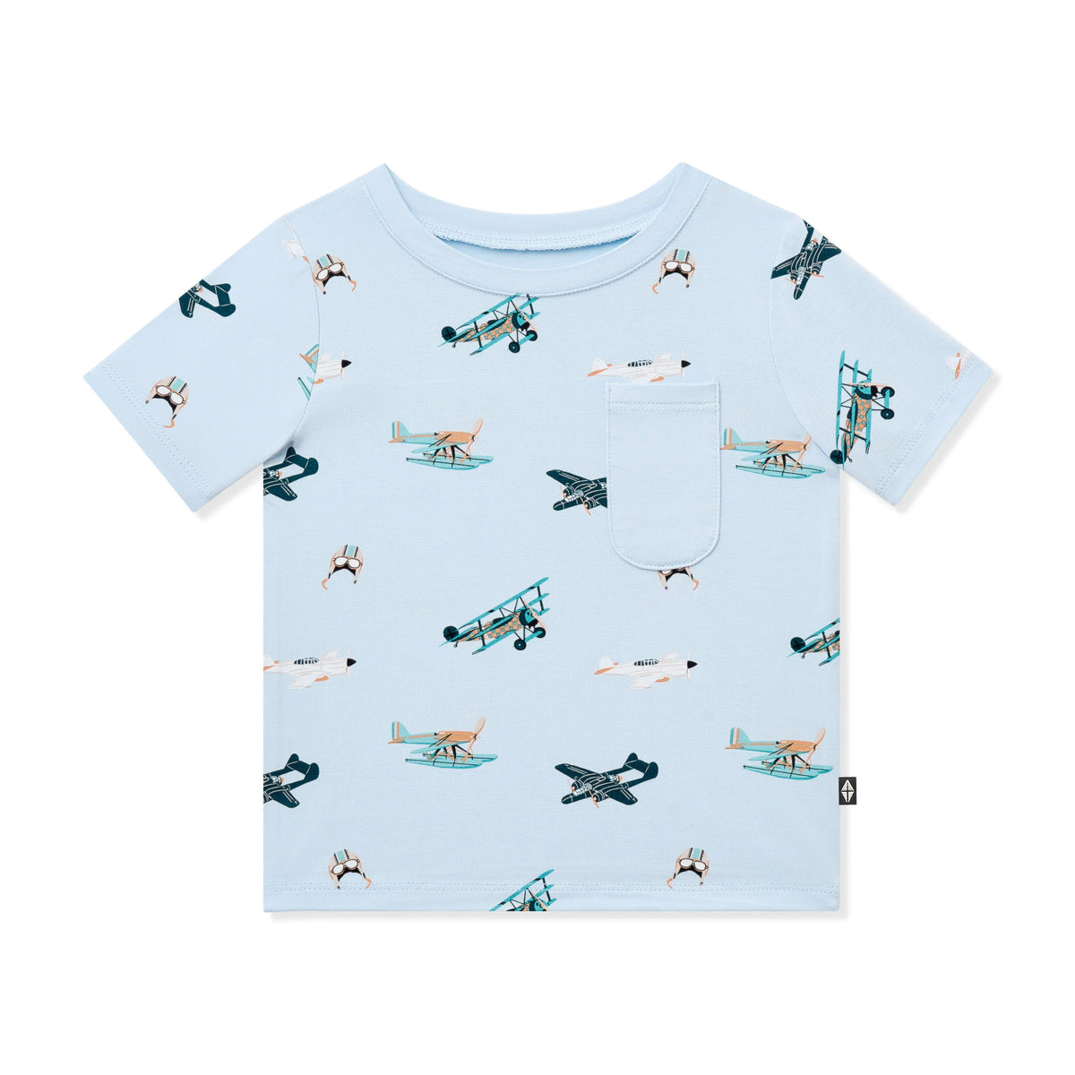 Toddler Crew Neck Tee in Take Off