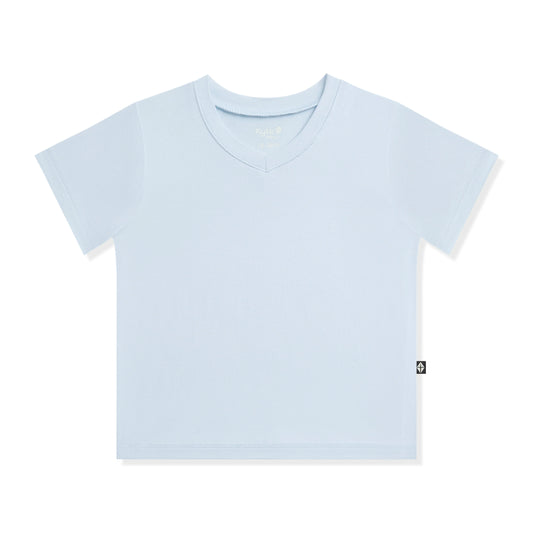 Toddler V-Neck Tee in Breeze
