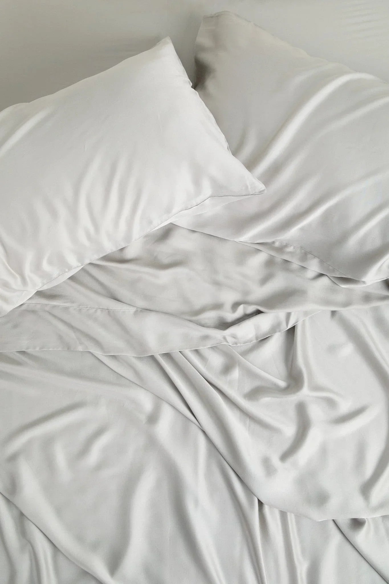 Bamboo Sateen Sheet Set in Dove Gray