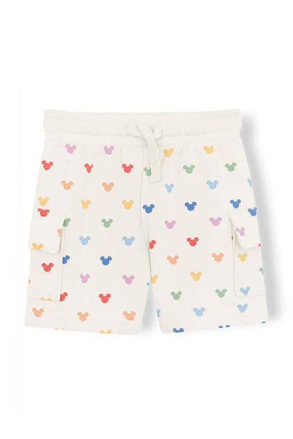 Cargo Short in Pastel Mickey Mouse