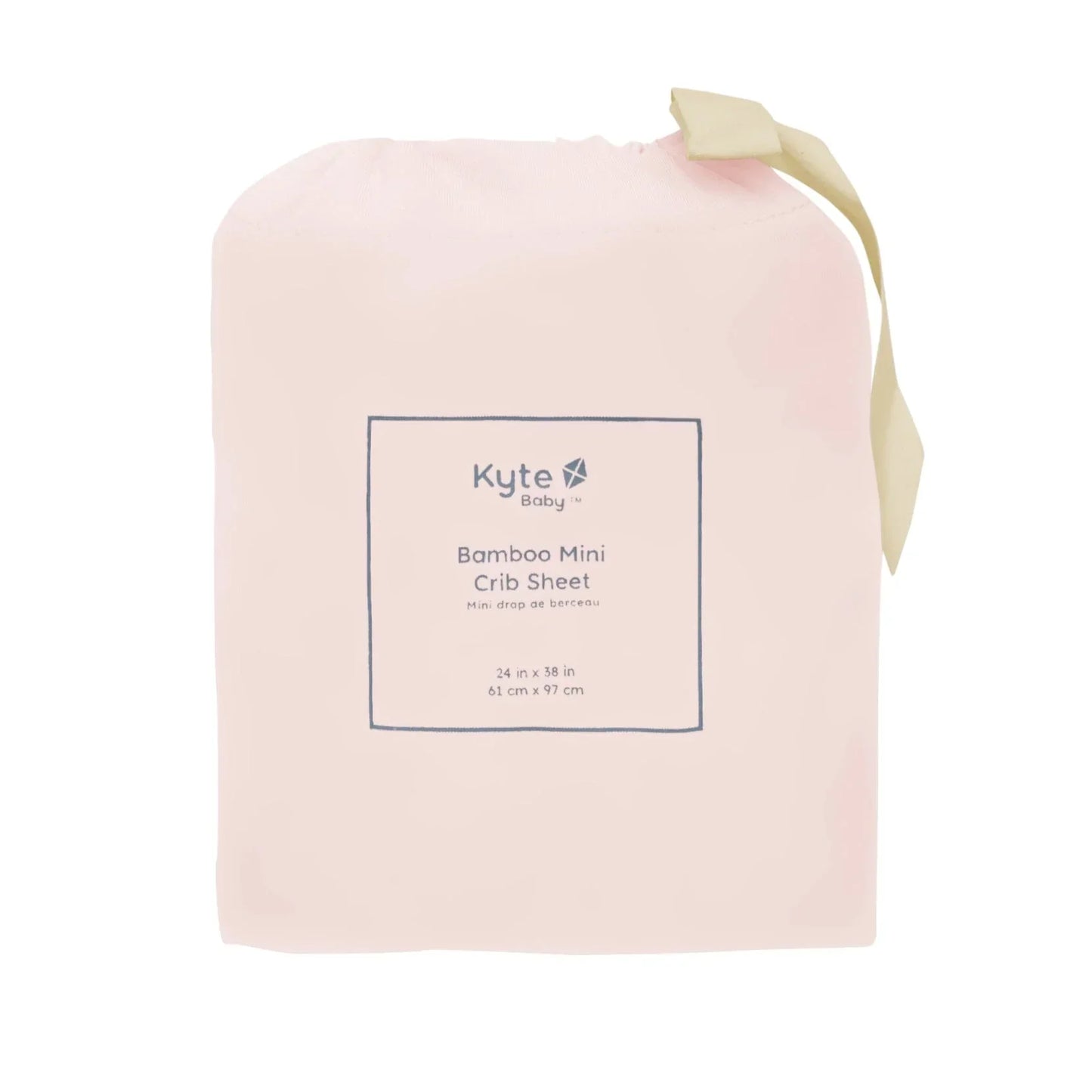 Mini Crib Sheet in Blush