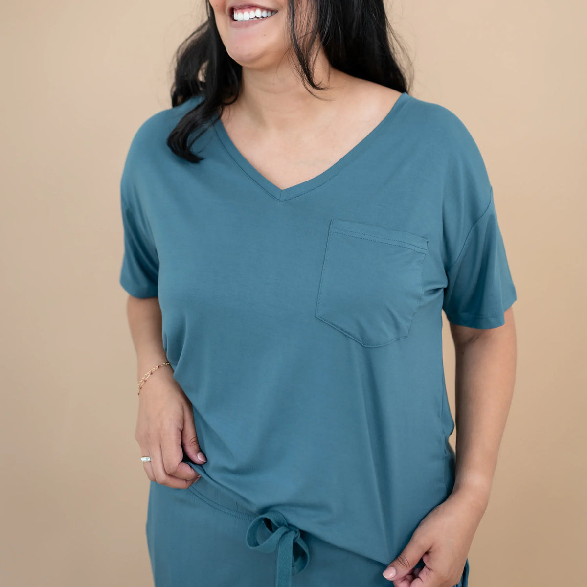Women’s Relaxed Fit V-Neck in Atlantic