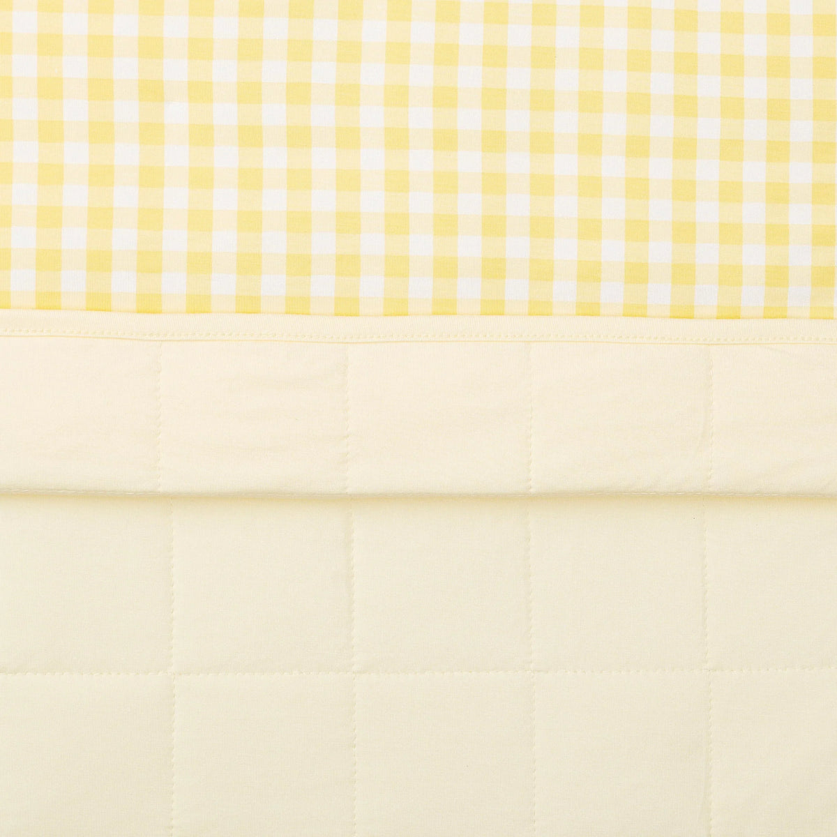 Toddler Blanket in Gingham Chamomile 1.0
