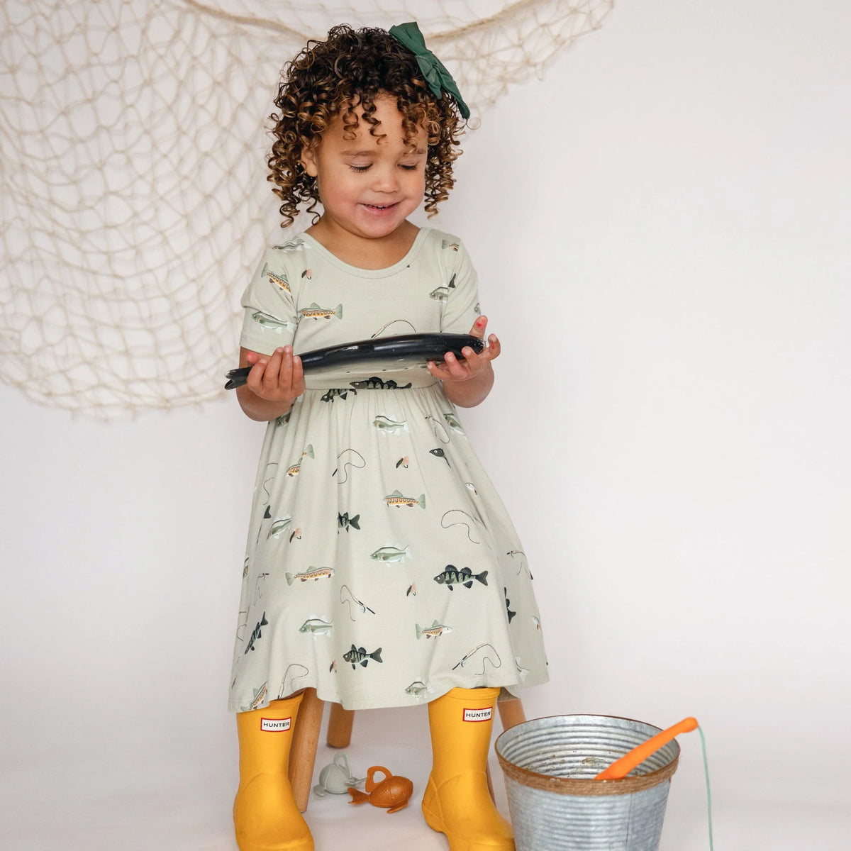 Twirl Dress in Fishing
