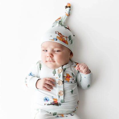 Knotted Gown with Hat Set in Winnie the Pooh Hundred Acre Wood