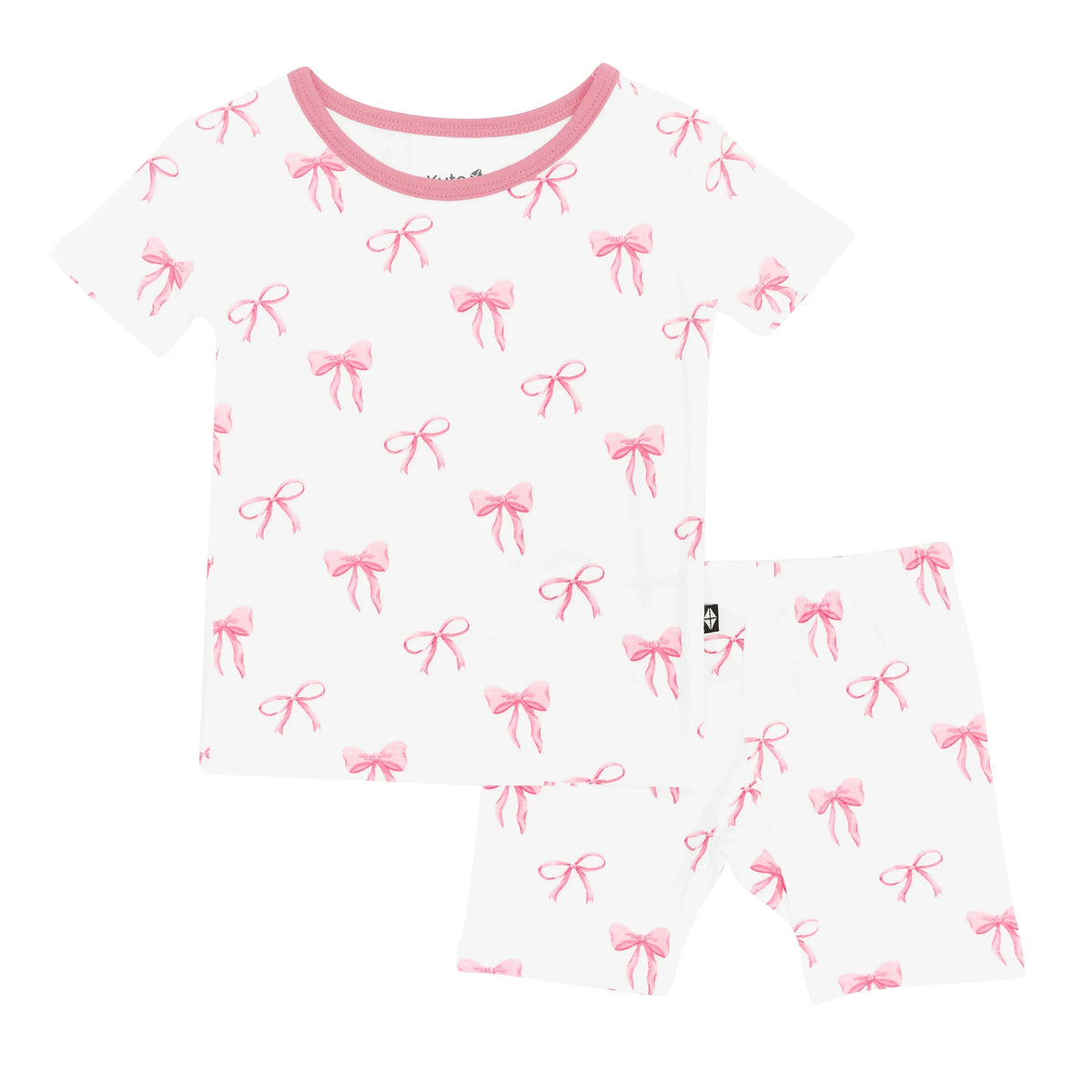 Short Sleeve Pajamas in Bow