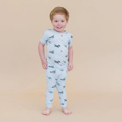 Short Sleeve with Pants Pajamas in Take Off
