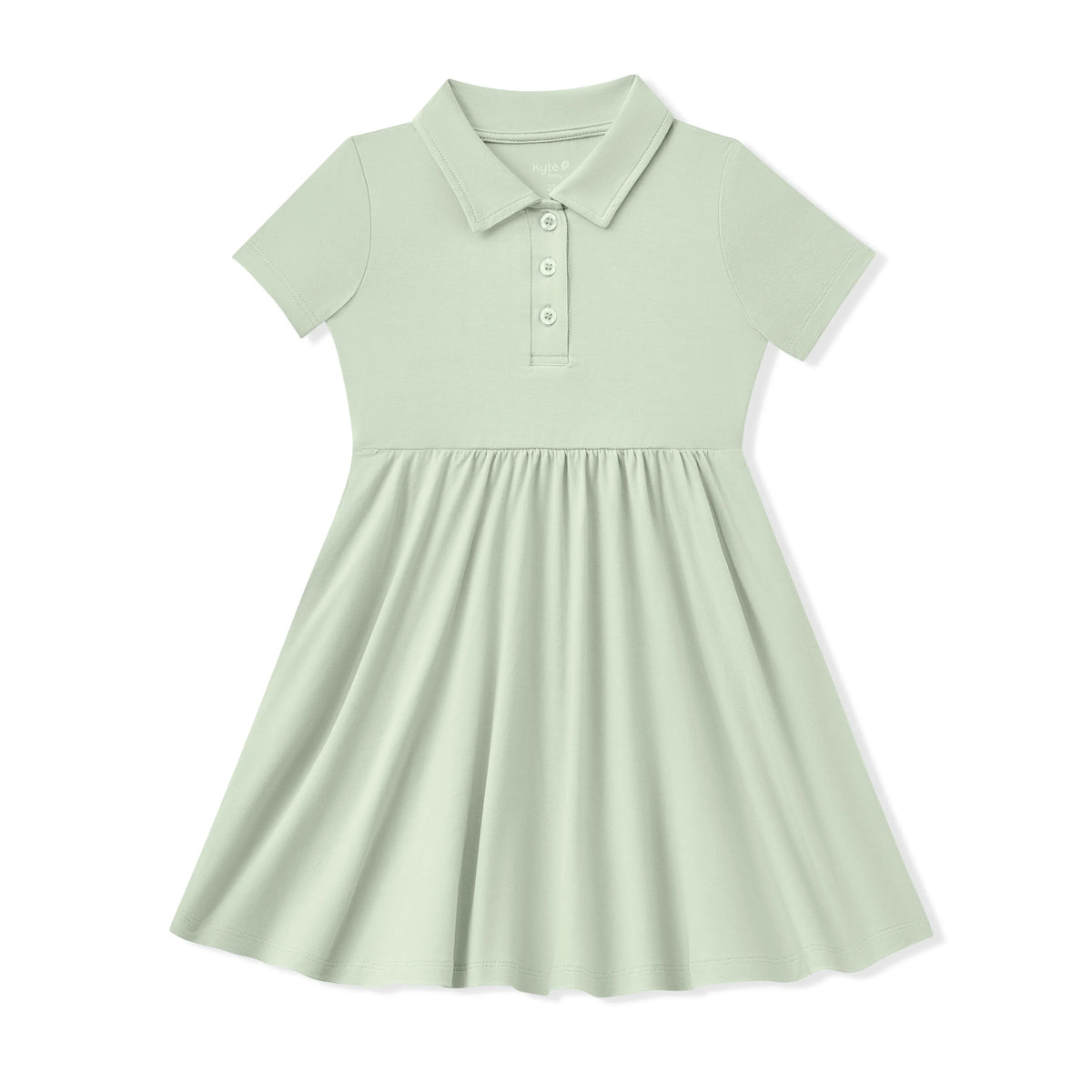 Polo Dress in Basil