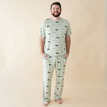 Men's Lounge Pants in Fishing