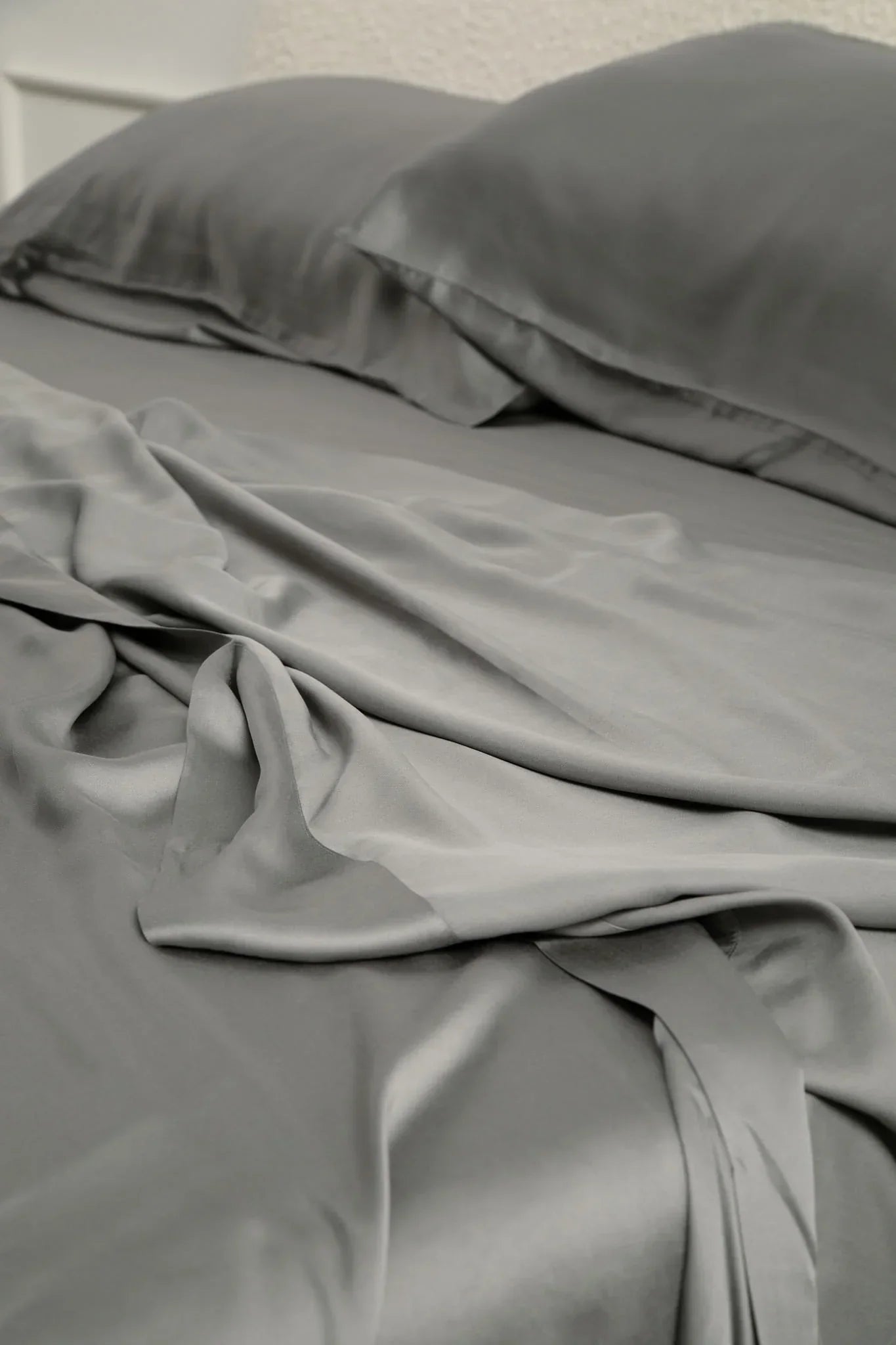Bamboo Sateen Pillowcase Set in Ash