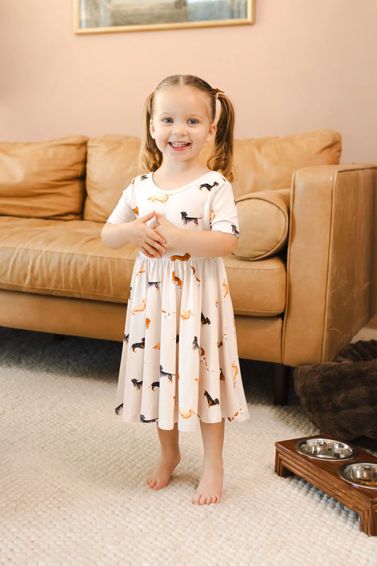Twirl Dress in Dachshund