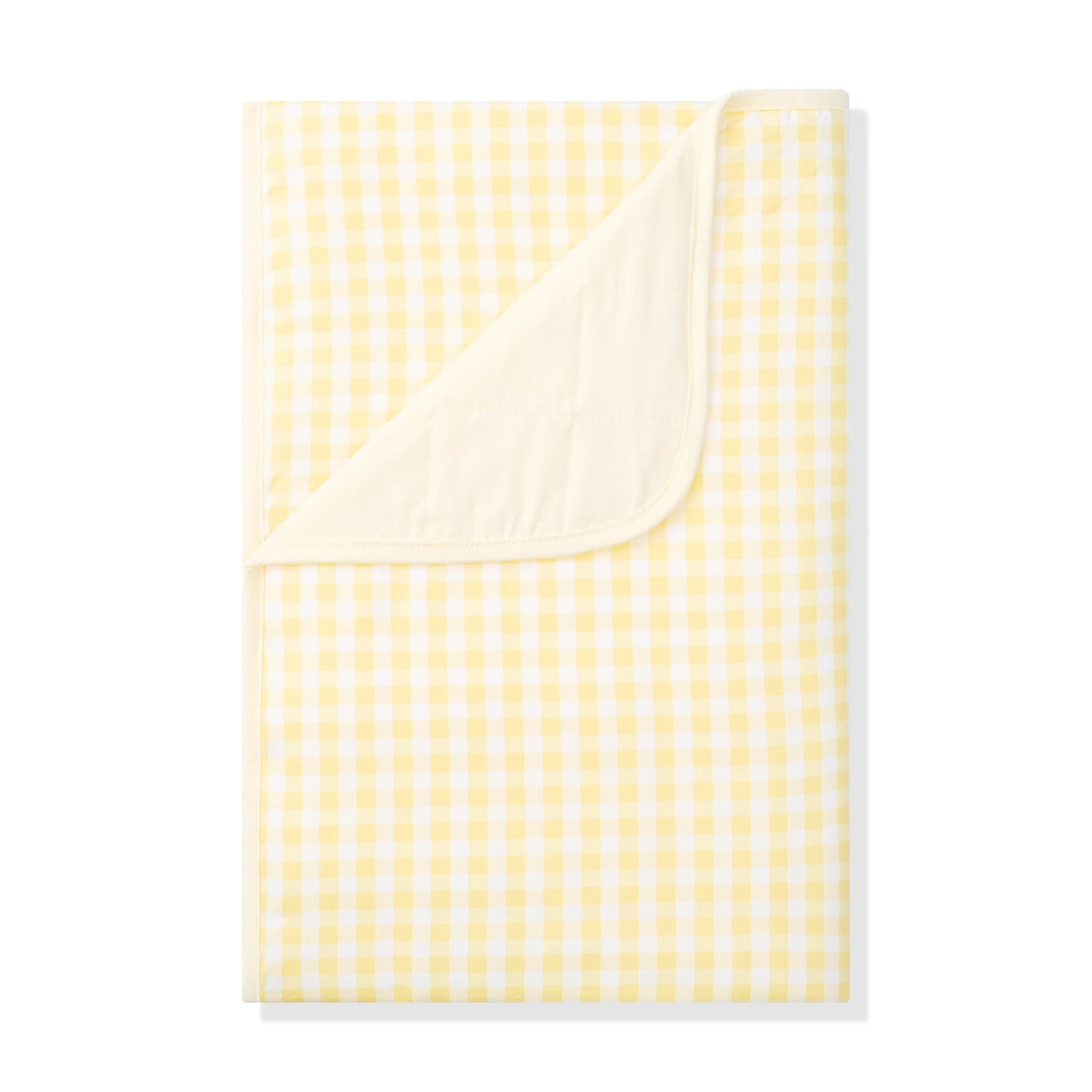 Toddler Blanket in Gingham Chamomile 1.0