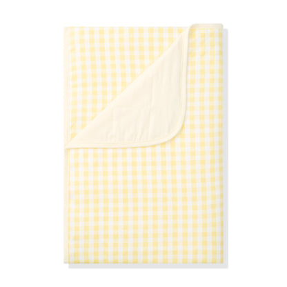 Toddler Blanket in Gingham Chamomile 1.0