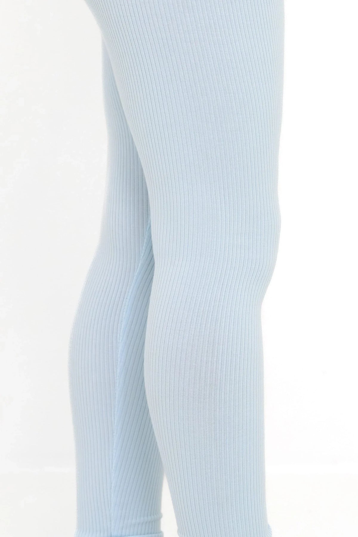 Ribbed Leggings in Breeze