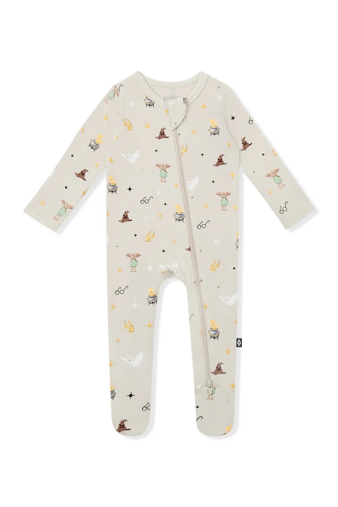 Zippered Footie in Starry Icon