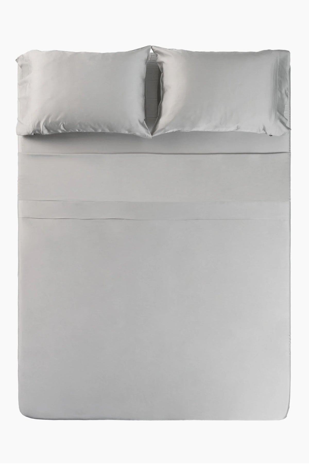 Bamboo Sateen Sheet Set in Dove Gray