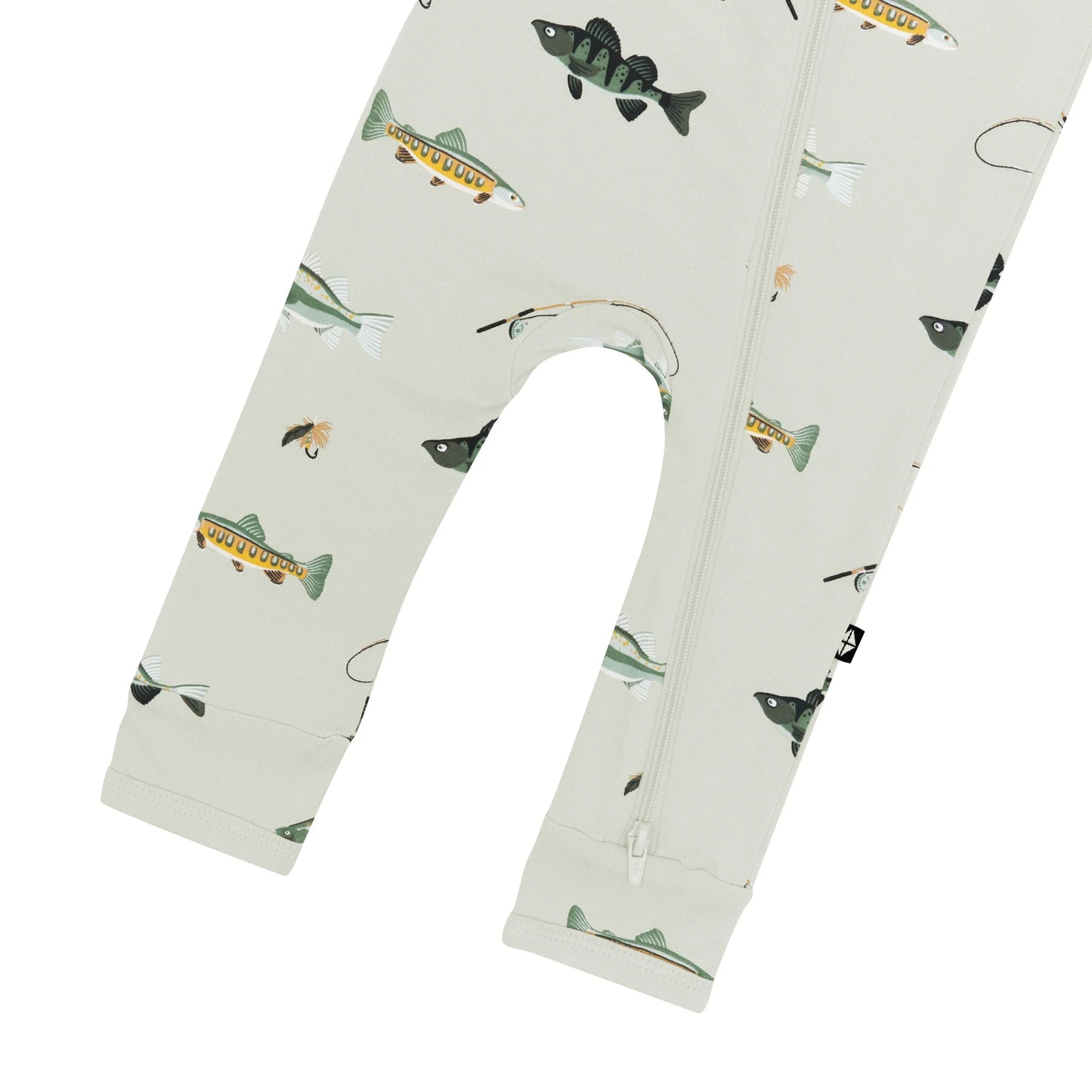 Zippered Romper in Fishing