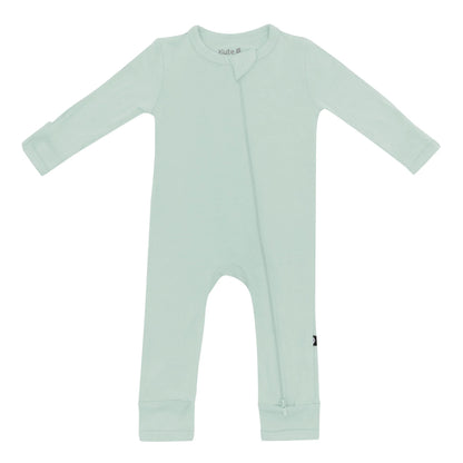 Zippered Romper in Sage