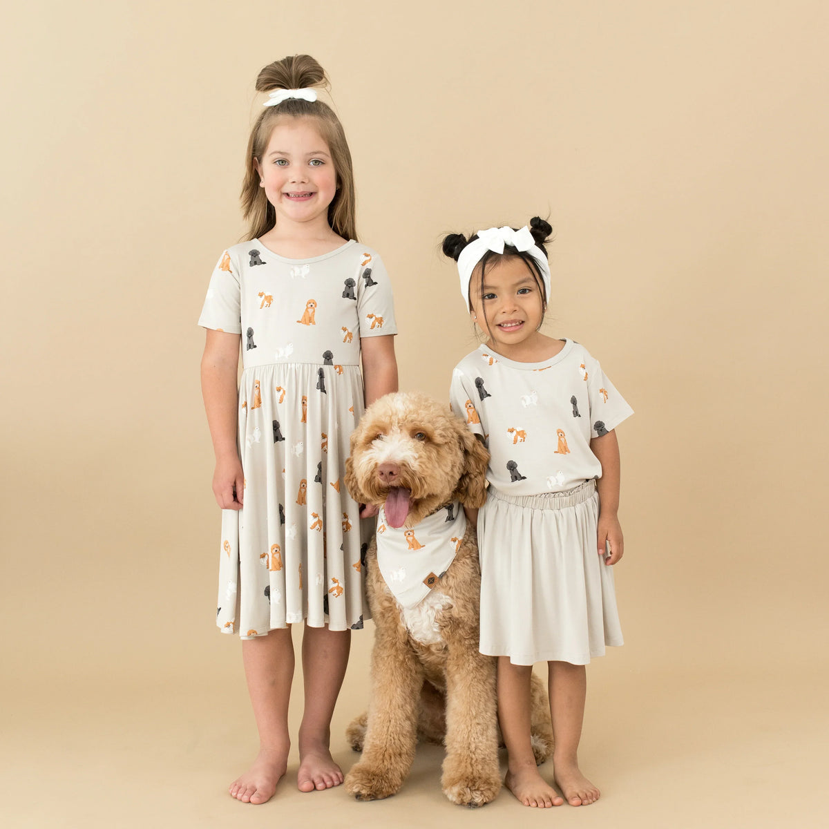 Twirl Dress in Fluffy Dog
