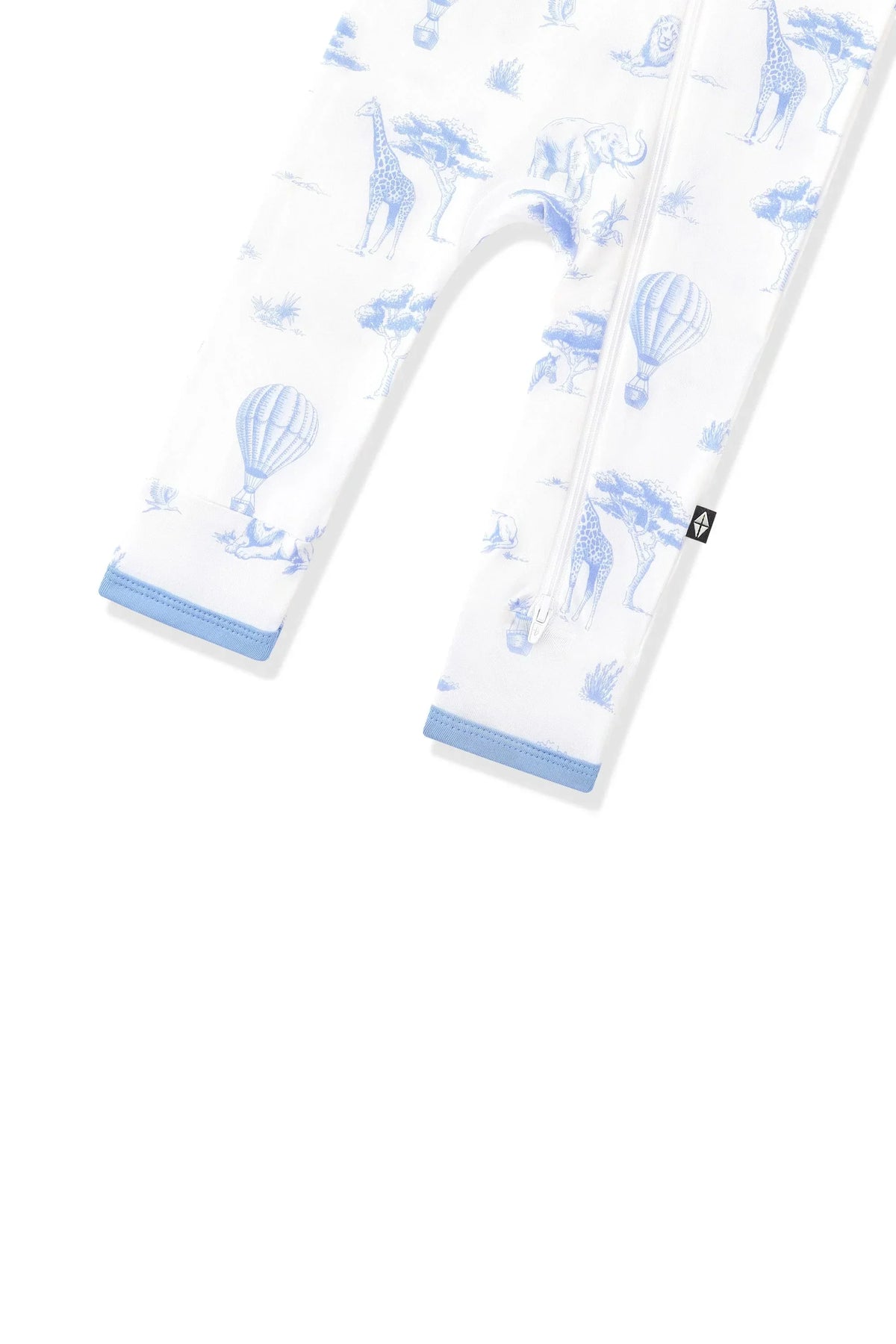 Zippered Romper in Toile Safari