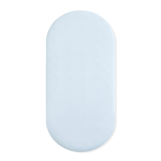 Oval Bassinet Sheet in Breeze