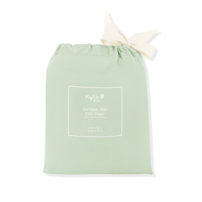Mini Crib Sheet in Basil