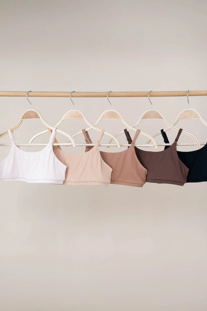 Women's Scoop Neck Bralette in Midnight