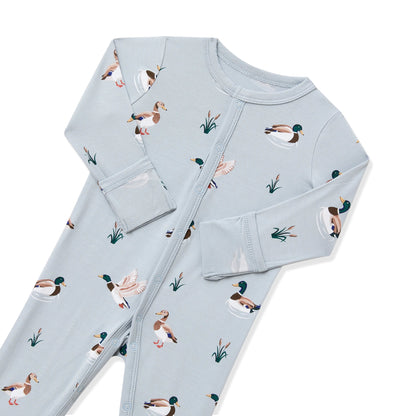 Romper in Mallard Duck