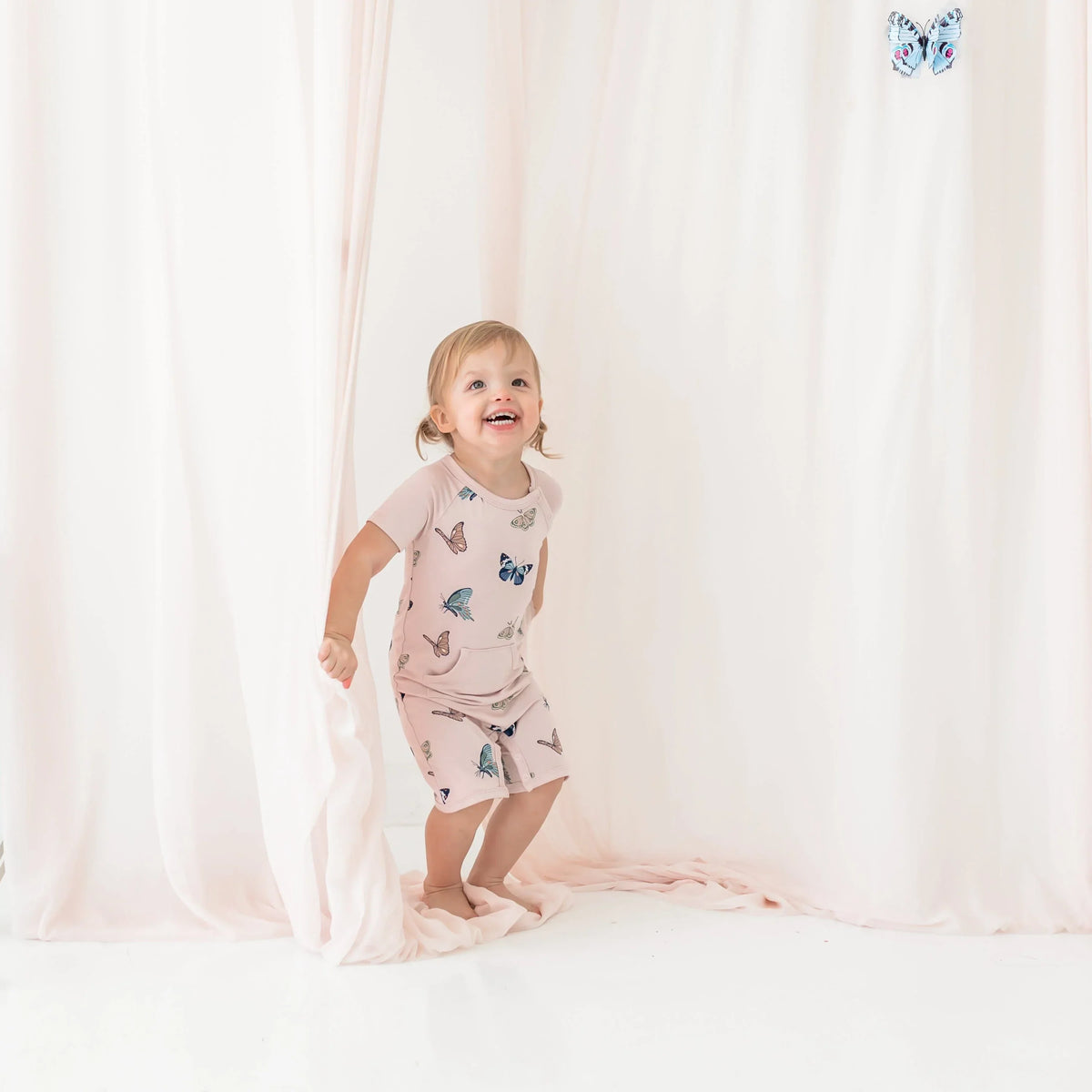 Shortall in Blush Butterfly