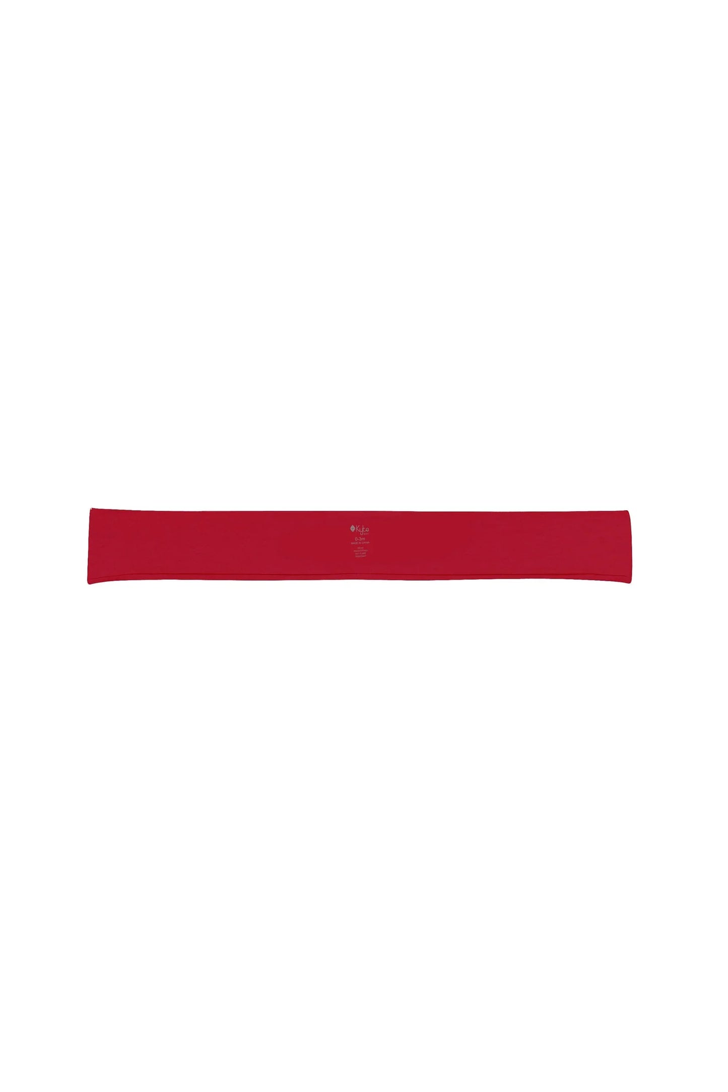 Knotted Bow Headband in Cardinal