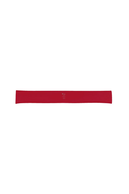 Knotted Bow Headband in Cardinal
