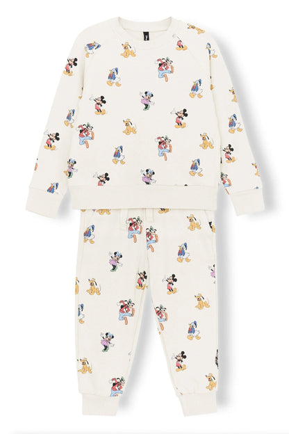 Long Sleeve Jogger Set in Mickey Mouse and Friends