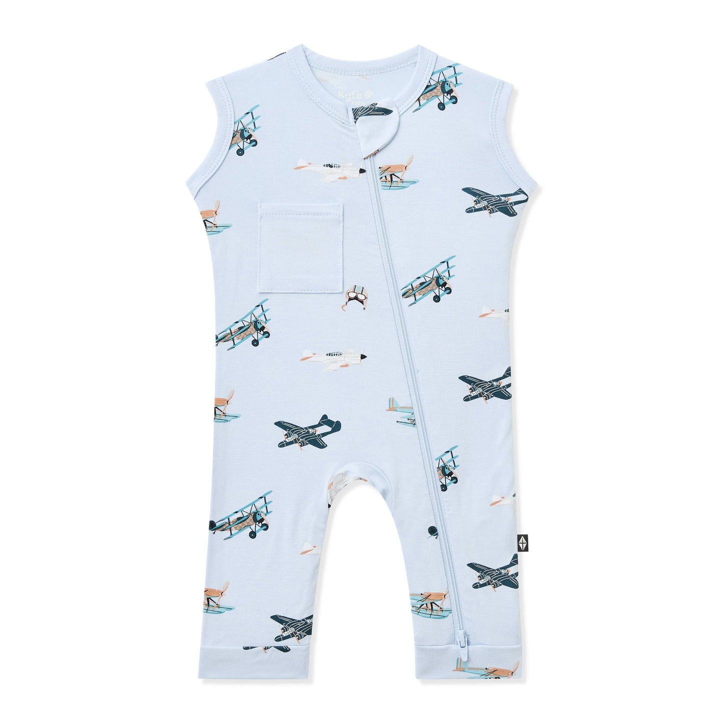 Zippered Sleeveless Romper in Take Off