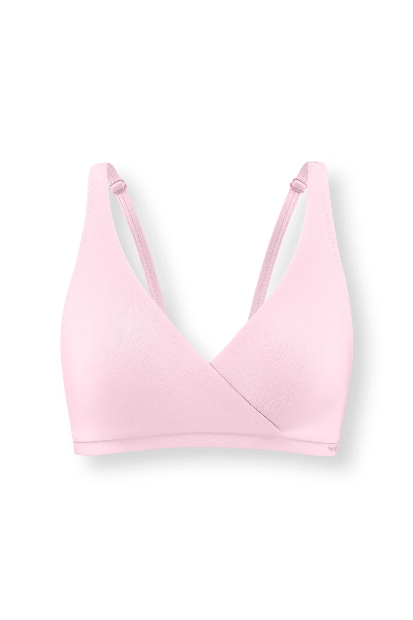 Women's Cross Front Bralette in Peony