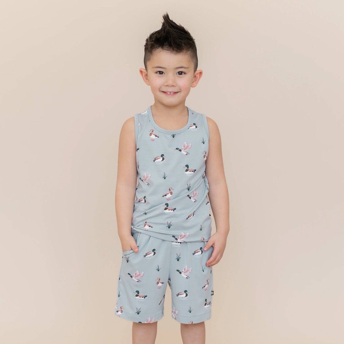Toddler Tank Top in Mallard Duck