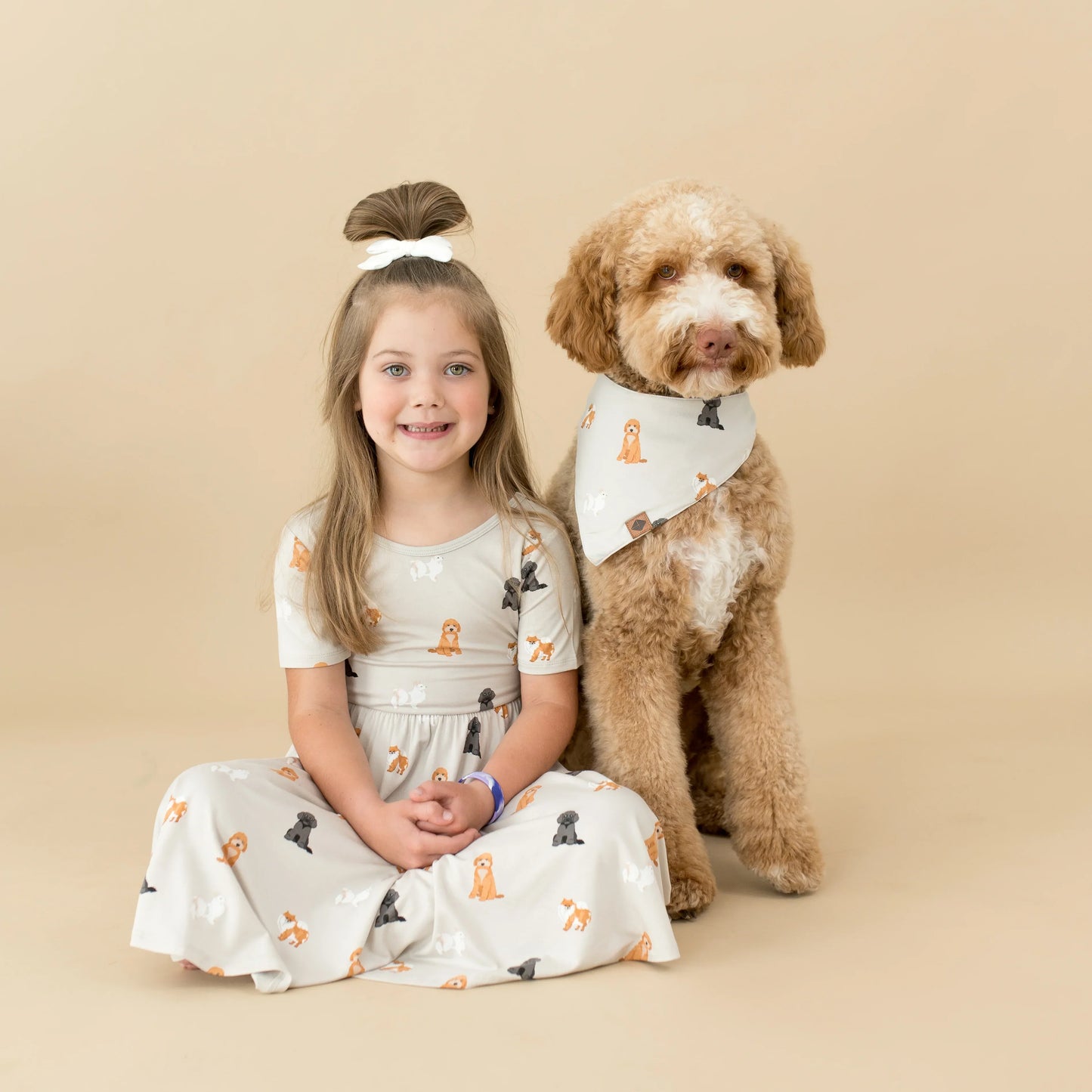 Twirl Dress in Fluffy Dog