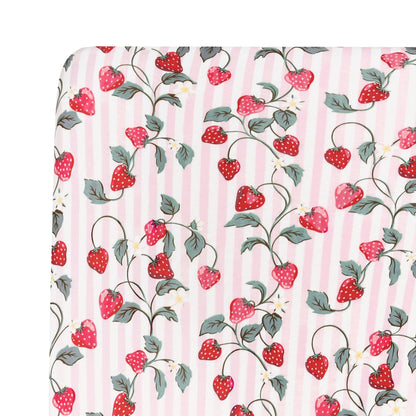 Crib Sheet in Strawberry Fields